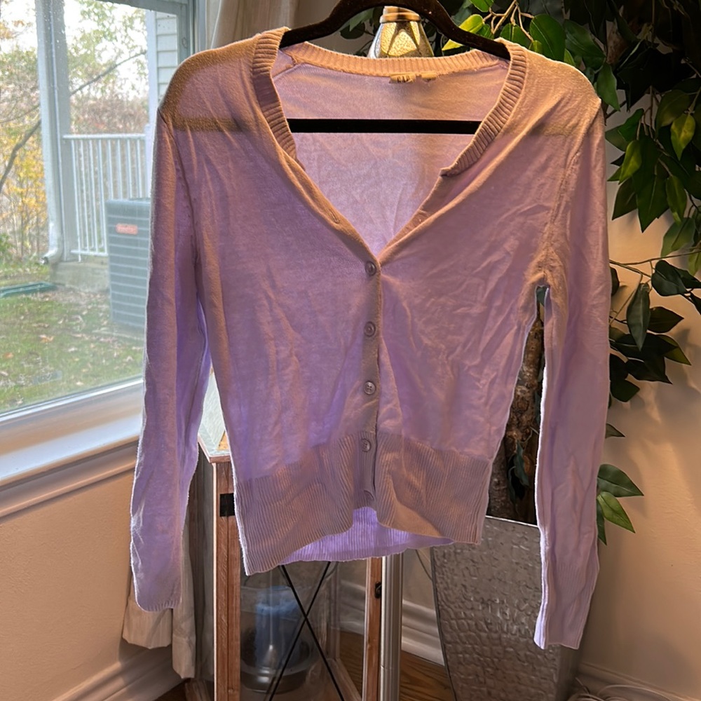 Light purple cardigan